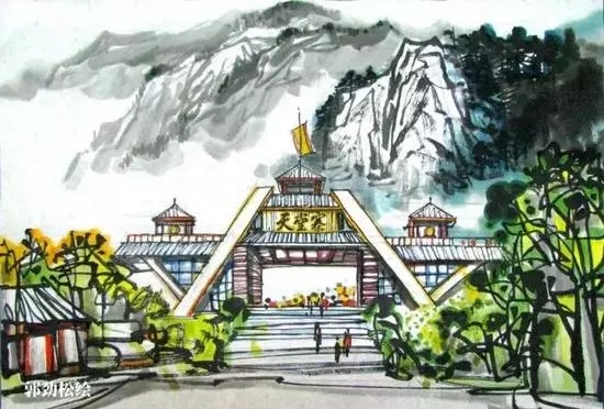 安徽風(fēng)景如畫！手繪版的安徽旅游景點(diǎn)更美！